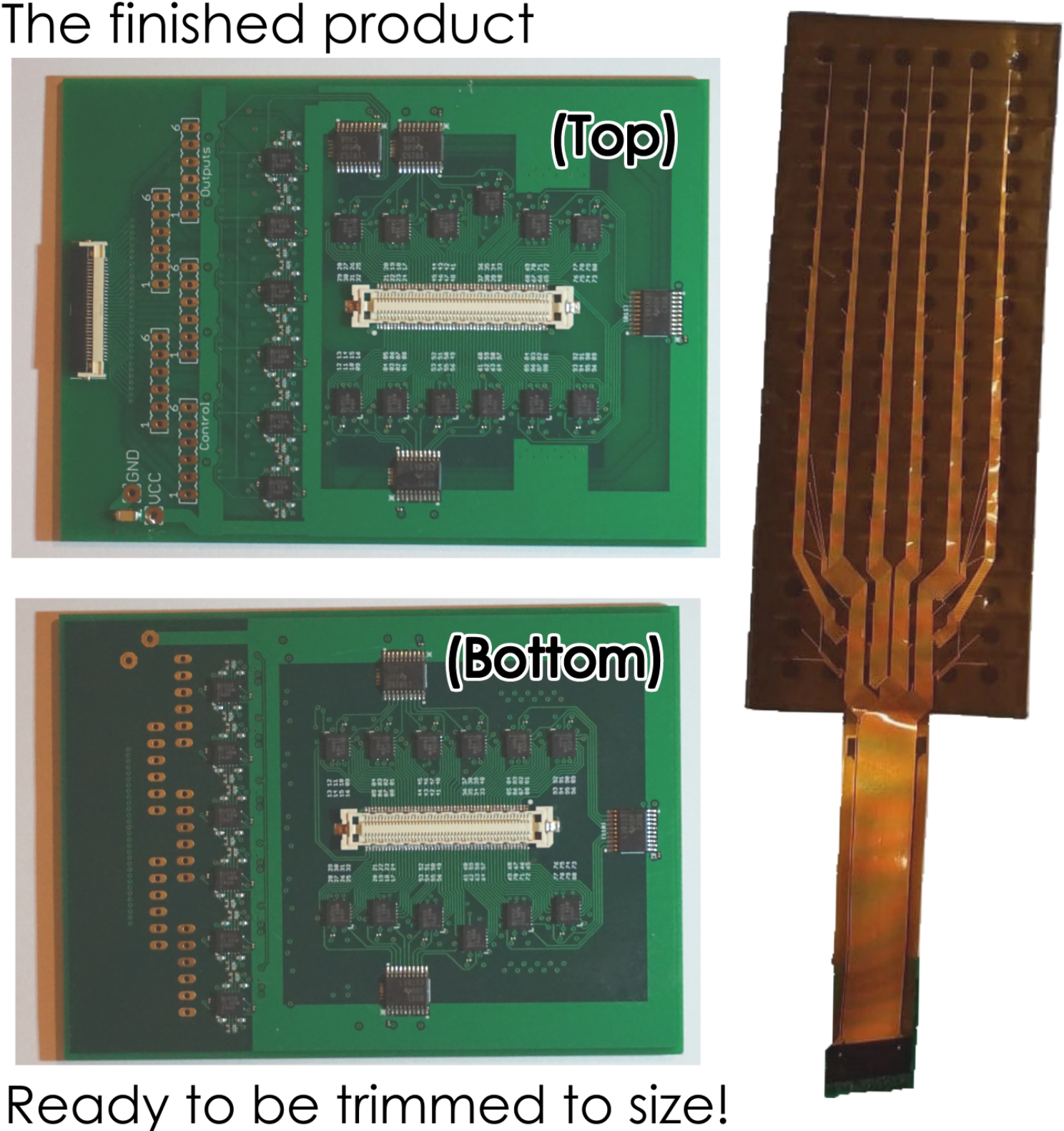 Sensor Sheet PCB and Flexible PCB Photos